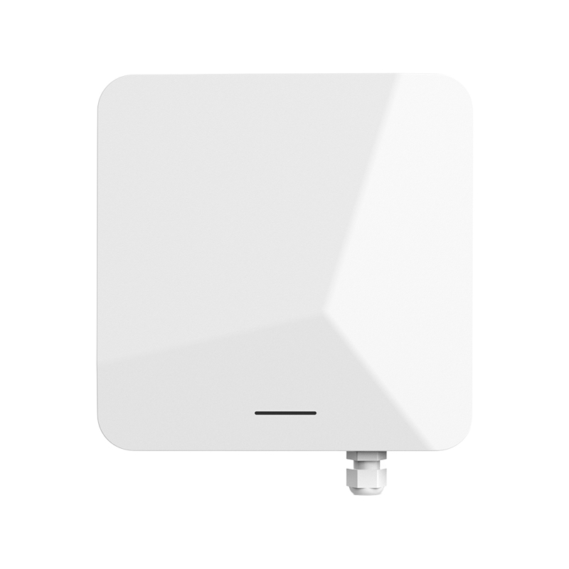 How do long-range UHF RFID readers improve waste management efficiency?